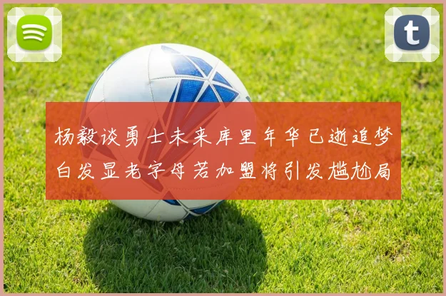 杨毅谈勇士未来库里年华已逝追梦白发显老字母若加盟将引发尴尬局面